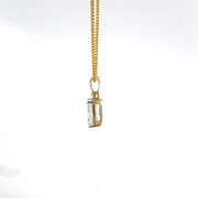 2.01 CTW Radiant Lab-Grown Diamond Pendant view 3