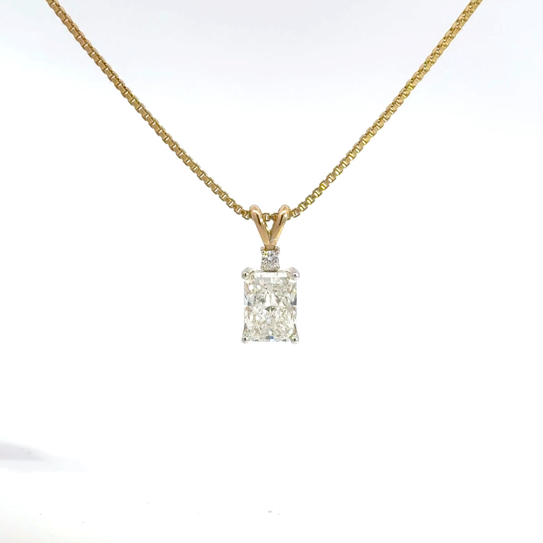 2.01 CTW Radiant Lab-Grown Diamond Pendant