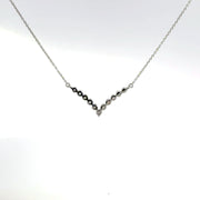 0.25 CTW Lab-Grown Diamond Chevron Necklace view 4