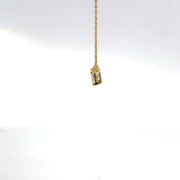 1.00 CTW Emerald Lab-Grown Diamond East-West Necklace view 3