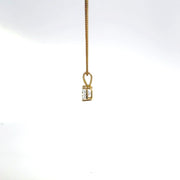0.50 CTW Princess Lab-Grown Diamond Pendant view 3
