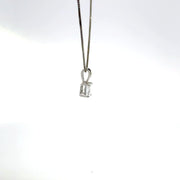 0.50 CTW Princess Lab-Grown Diamond Pendant view 5