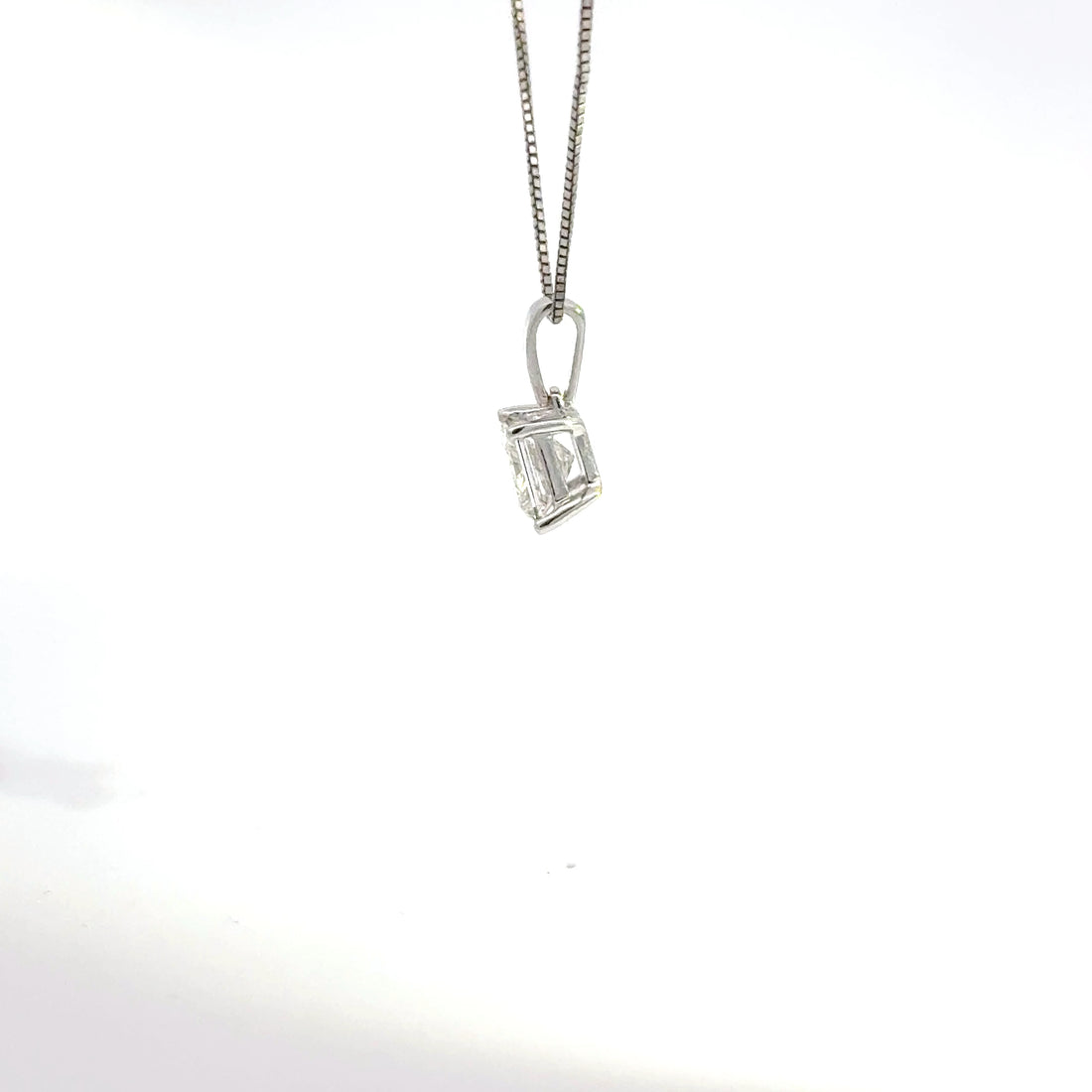 1.00 CTW Princess Lab-Grown Diamond Pendant