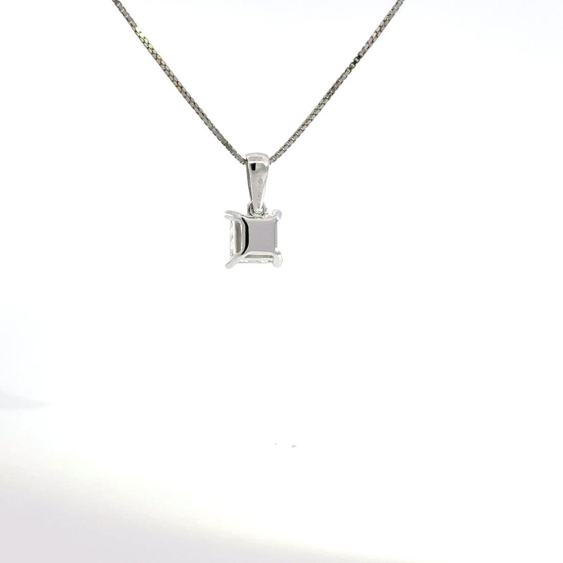 1.00 CTW Princess Lab-Grown Diamond Pendant