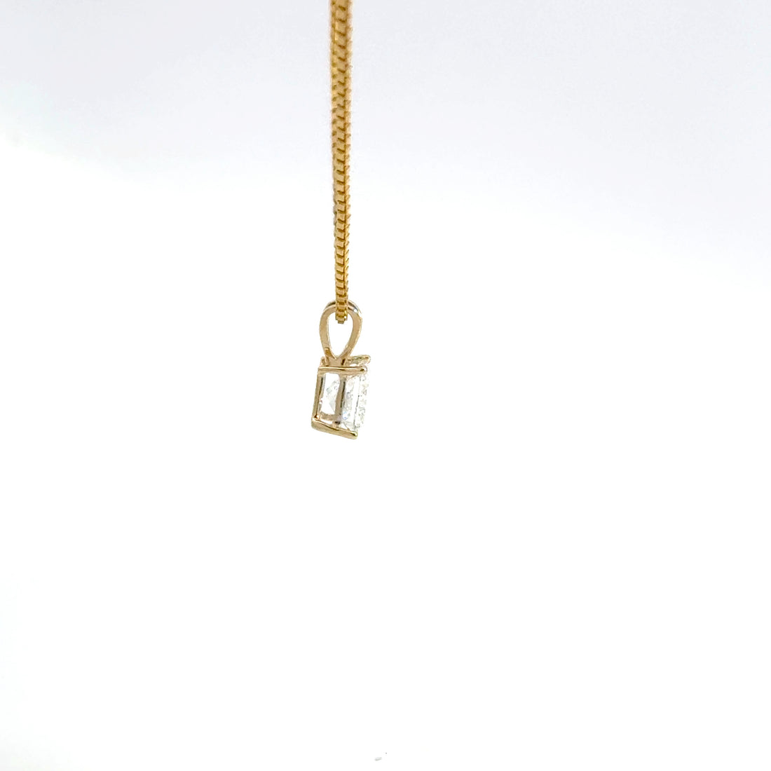 1.00 CTW Princess Lab-Grown Diamond Pendant