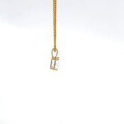 1.00 CTW Princess Lab-Grown Diamond Pendant view 5