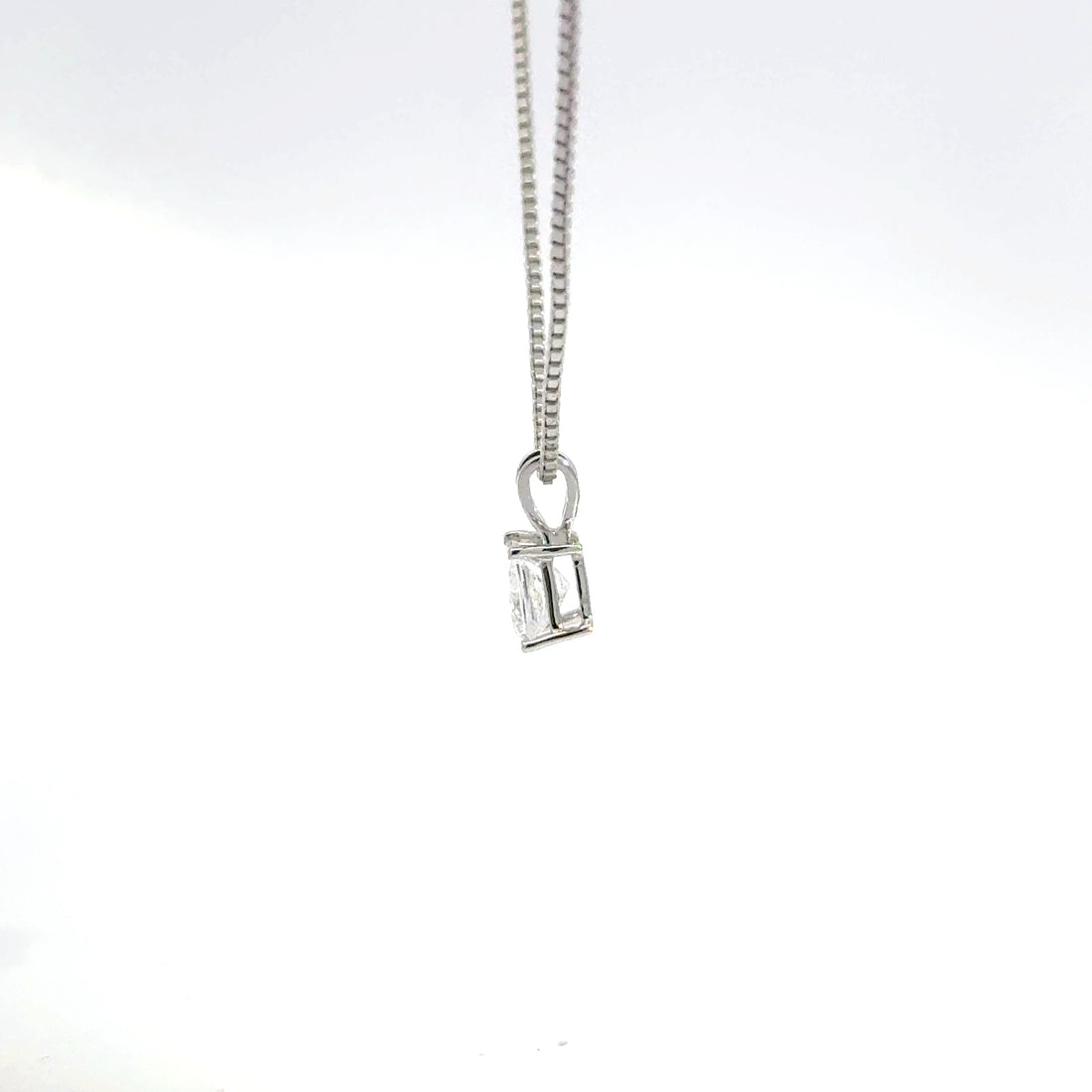 1.00 CTW Princess Lab-Grown Diamond Pendant