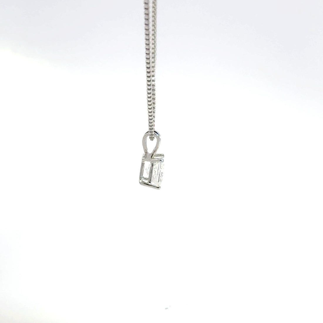 1.00 CTW Princess Lab-Grown Diamond Pendant