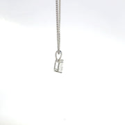 1.00 CTW Princess Lab-Grown Diamond Pendant view 5
