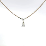 0.50 CTW Pear Lab-Grown Diamond Pendant view 2
