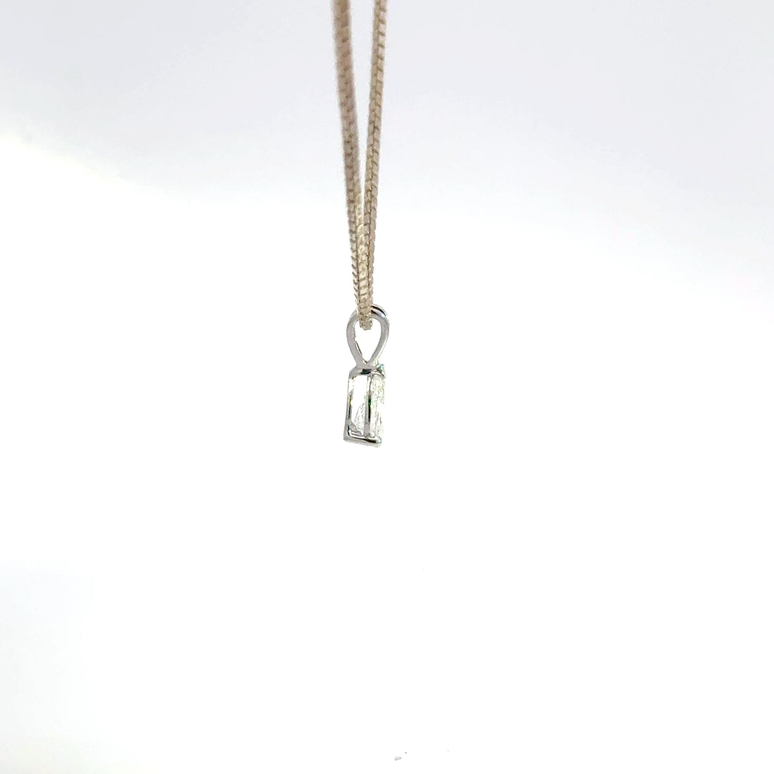 0.50 CTW Pear Lab-Grown Diamond Pendant