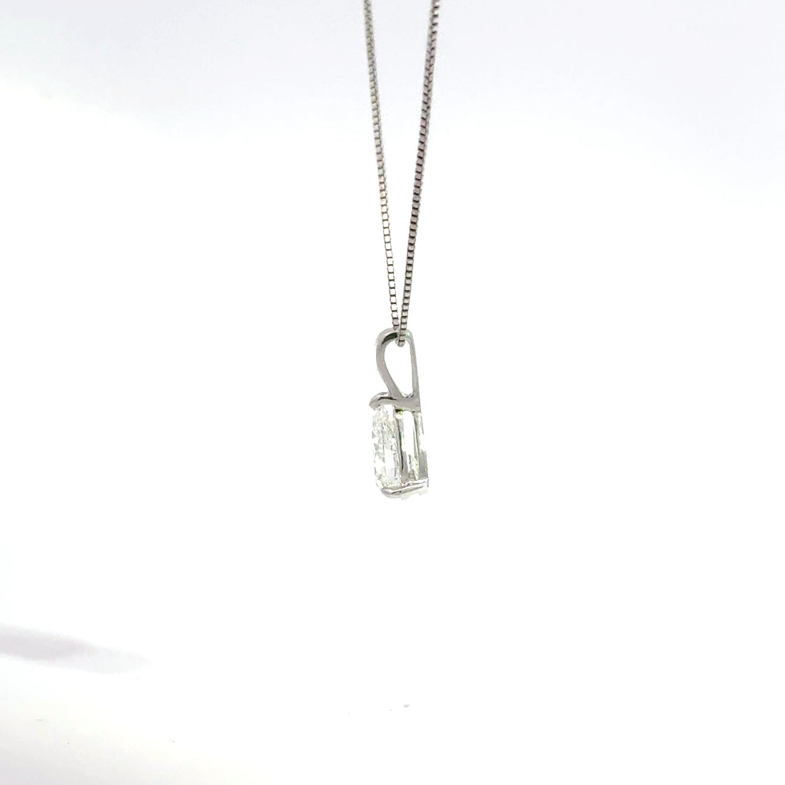 1.00 CTW Pear Lab-Grown Diamond Pendant