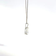 1.00 CTW Pear Lab-Grown Diamond Pendant view 5
