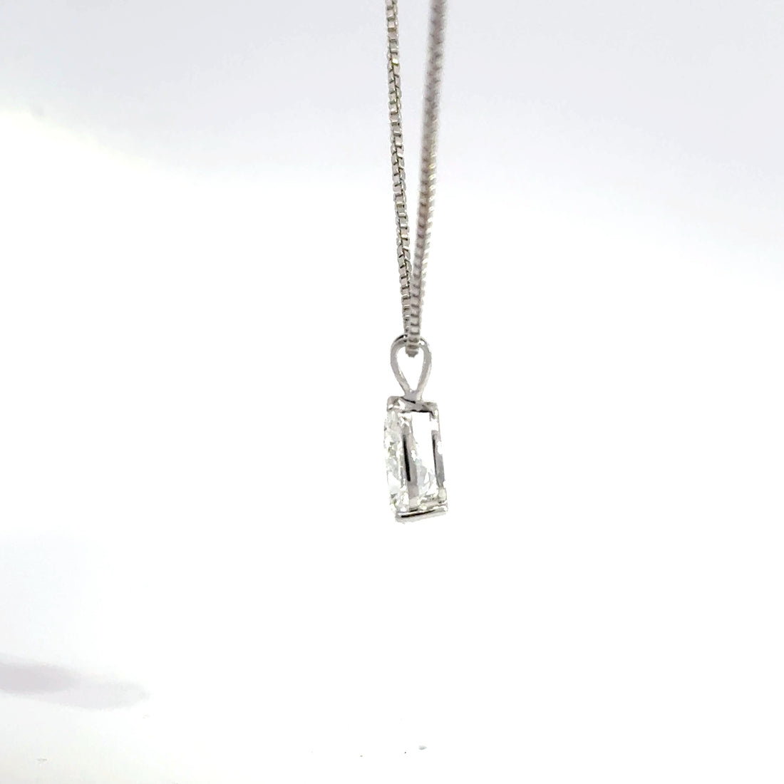 1.50 CTW Pear Lab-Grown Diamond Pendant