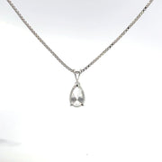 1.50 CTW Pear Lab-Grown Diamond Pendant view 4