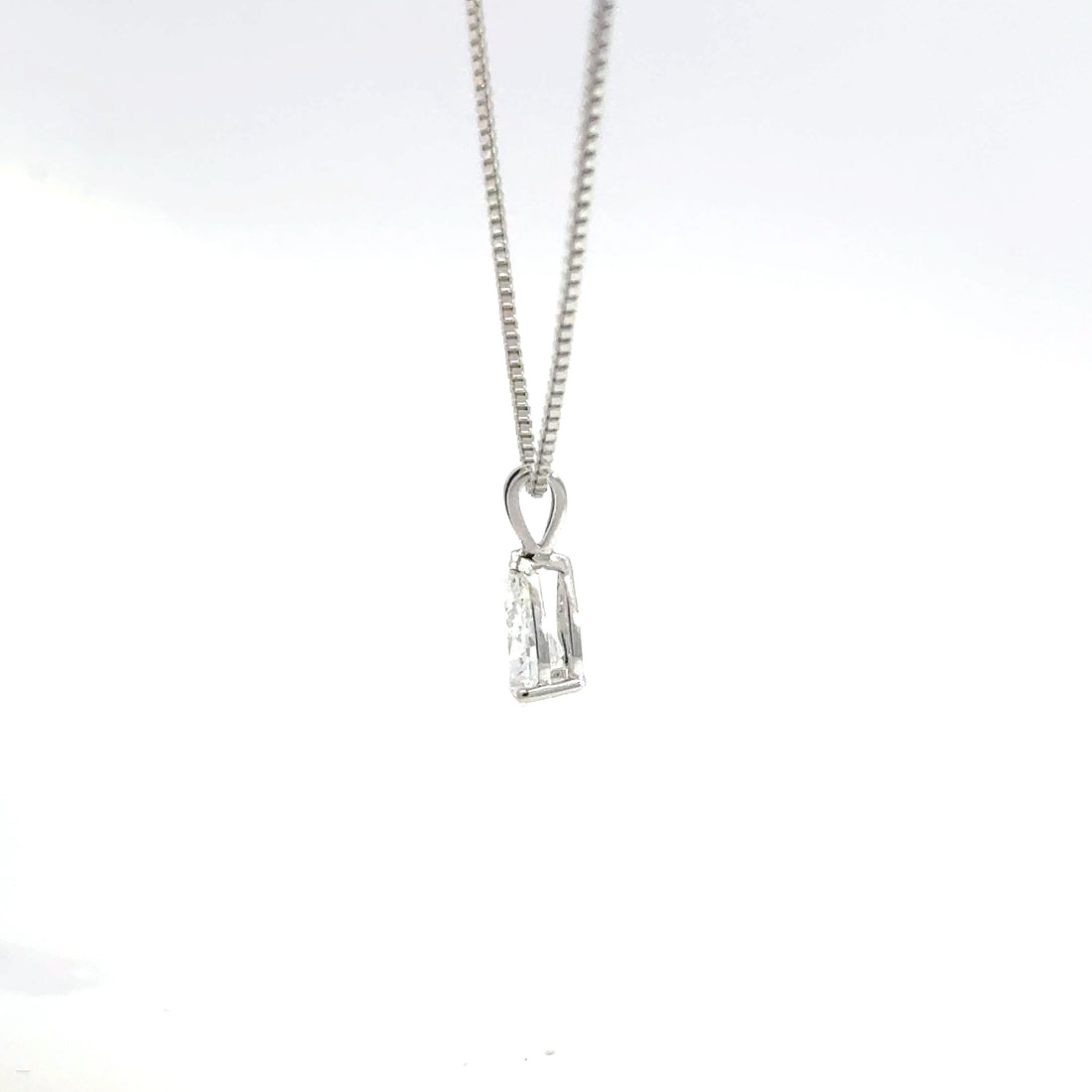 1.00 CTW Pear Lab-Grown Diamond Pendant