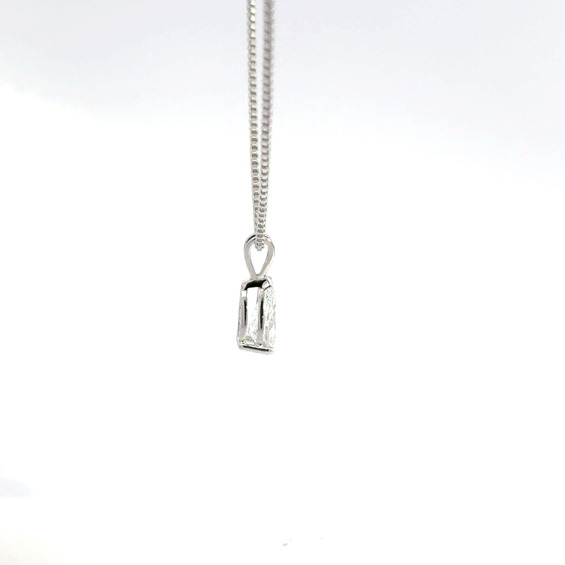 1.00 CTW Pear Lab-Grown Diamond Pendant