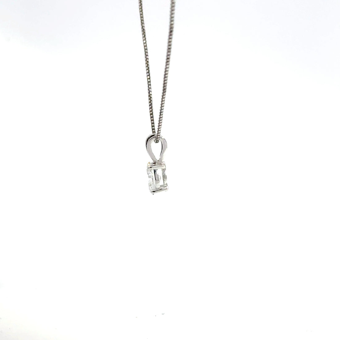 0.50 CTW Oval Lab-Grown Diamond Pendant