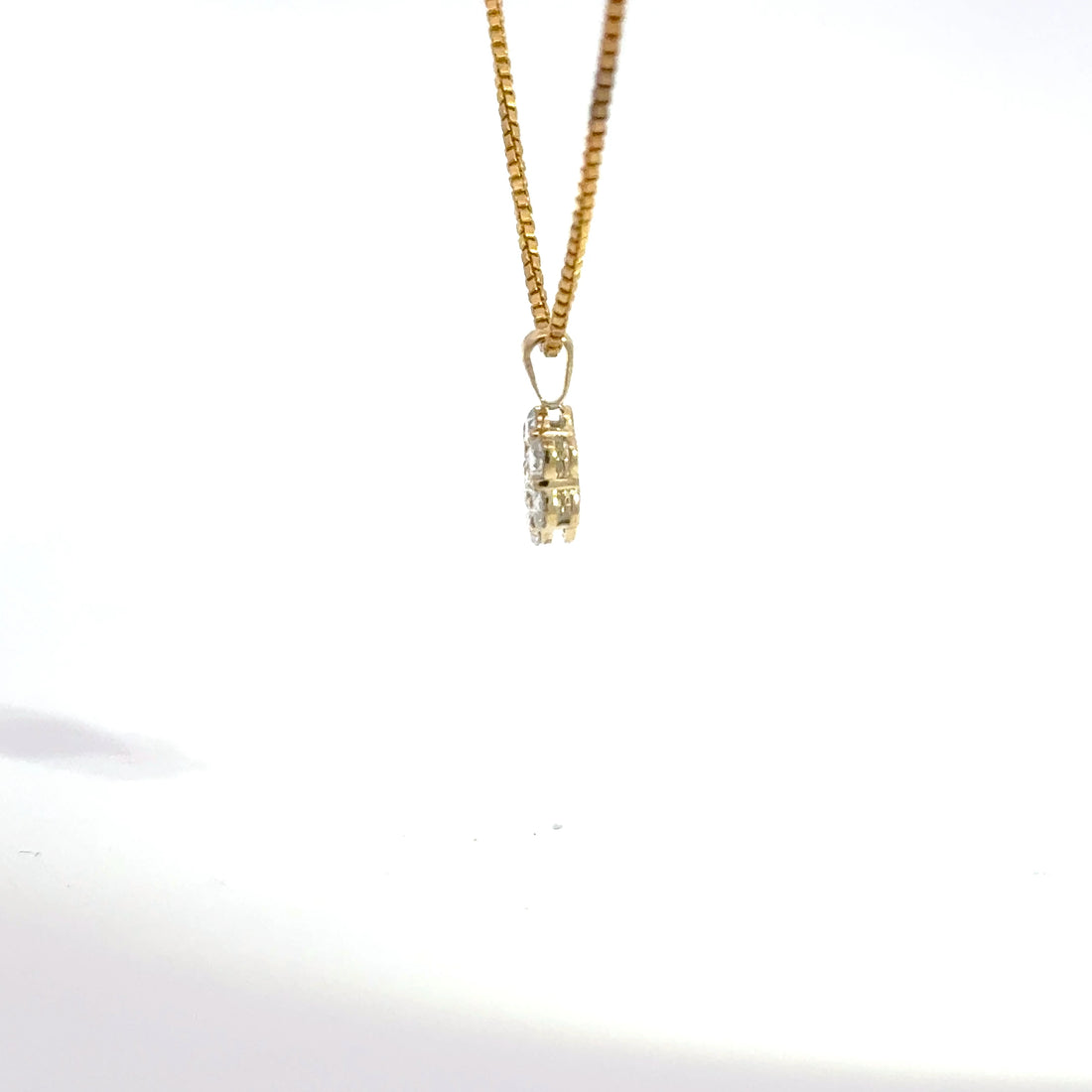 0.48 CTW Lab-Grown Diamond Cluster Pendant