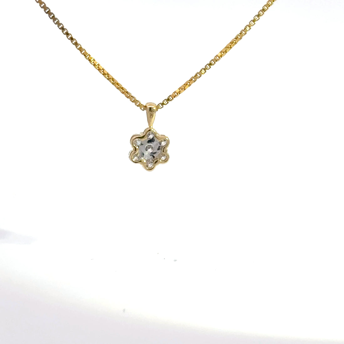 0.48 CTW Lab-Grown Diamond Cluster Pendant
