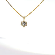 0.48 CTW Lab-Grown Diamond Cluster Pendant view 4