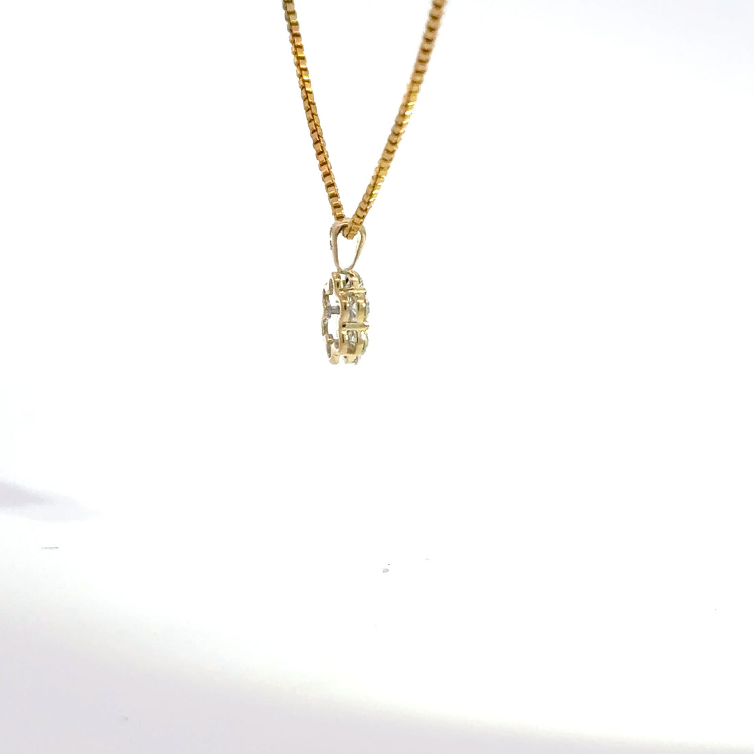 0.48 CTW Lab-Grown Diamond Cluster Pendant