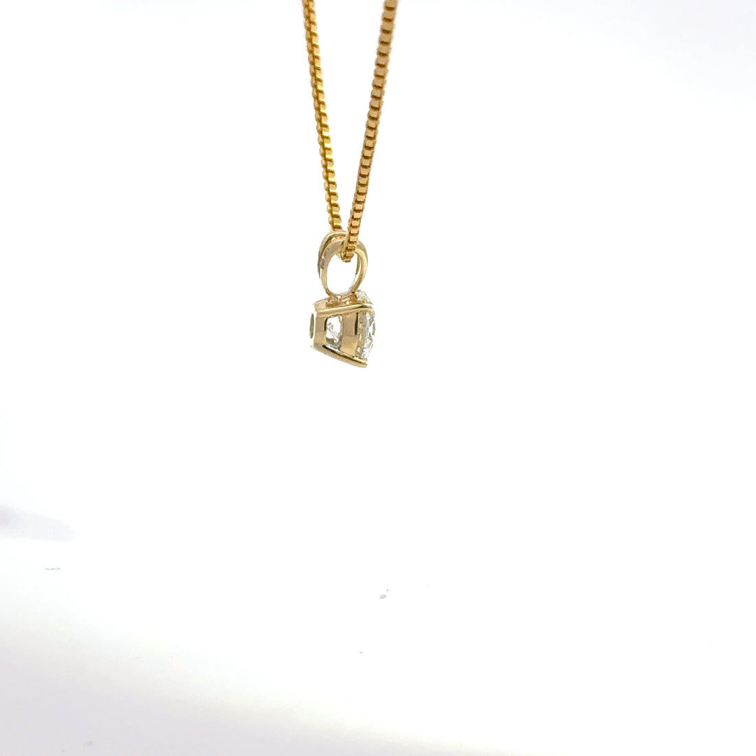 1.00 CTW Round Lab-Grown Diamond Pendant