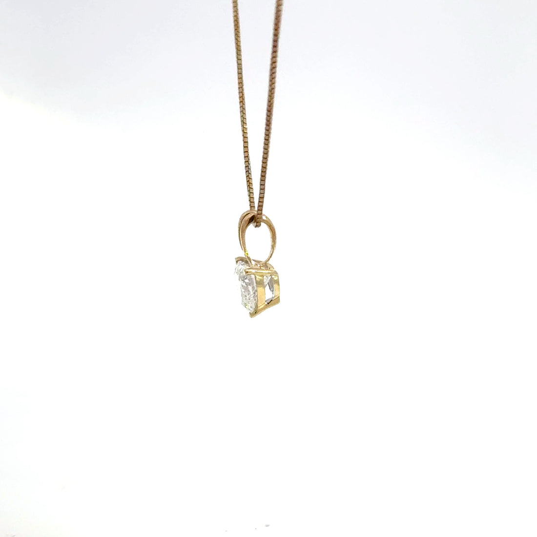 1.00 CTW Heart Lab-Grown Diamond Pendant
