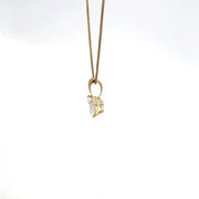 1.00 CTW Heart Lab-Grown Diamond Pendant view 3