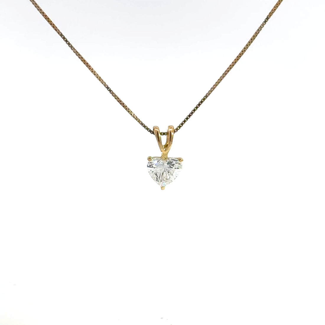 1.00 CTW Heart Lab-Grown Diamond Pendant