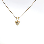 1.00 CTW Heart Lab-Grown Diamond Pendant view 4