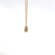 1.00 CTW Emerald Lab-Grown Diamond East-West Bezel Necklace view 5