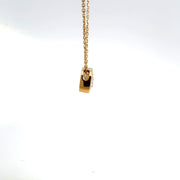 2.00 CTW Radiant Lab-Grown Diamond East-West Bezel Necklace view 5
