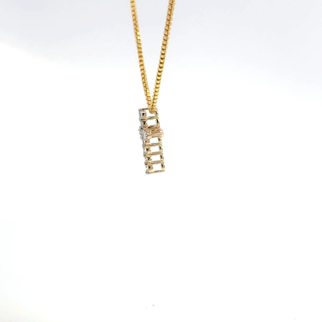 0.25 CTW Lab-Grown Diamond Cross Pendant