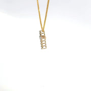 0.25 CTW Lab-Grown Diamond Cross Pendant view 3