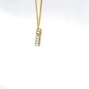 0.25 CTW Lab-Grown Diamond Cross Pendant view 5