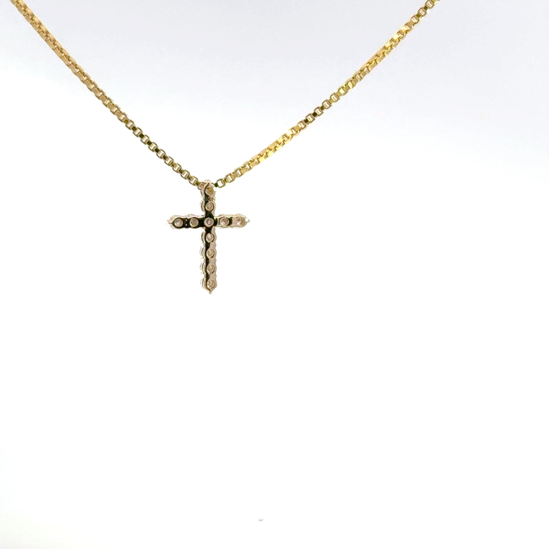 0.25 CTW Lab-Grown Diamond Cross Pendant