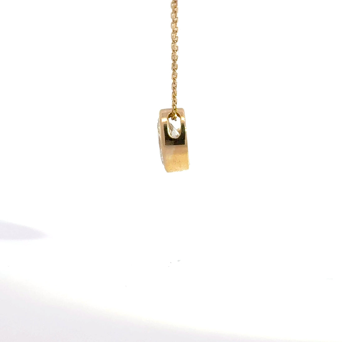 2.00 CTW Oval Lab-Grown Diamond Bezel Necklace