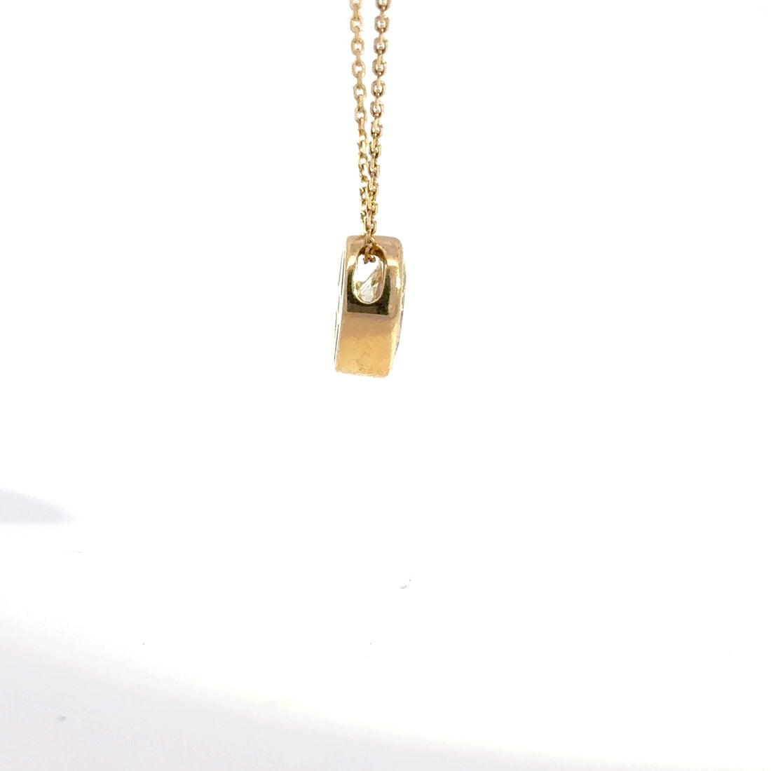 2.00 CTW Oval Lab-Grown Diamond Bezel Necklace