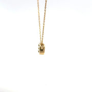 2.00 CTW Emerald Lab-Grown Diamond East-West Bezel Necklace view 5