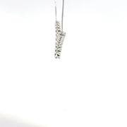 1.00 CTW Lab-Grown Diamond Chevron Necklace view 5