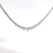 10.78 CTW Lab-Grown Diamond Riviera Necklace view 2