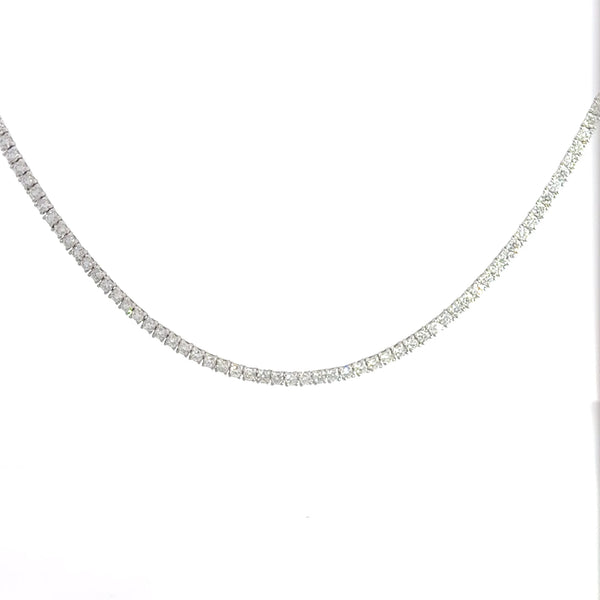 5.32 CTW Lab-Grown Diamond Tennis Necklace