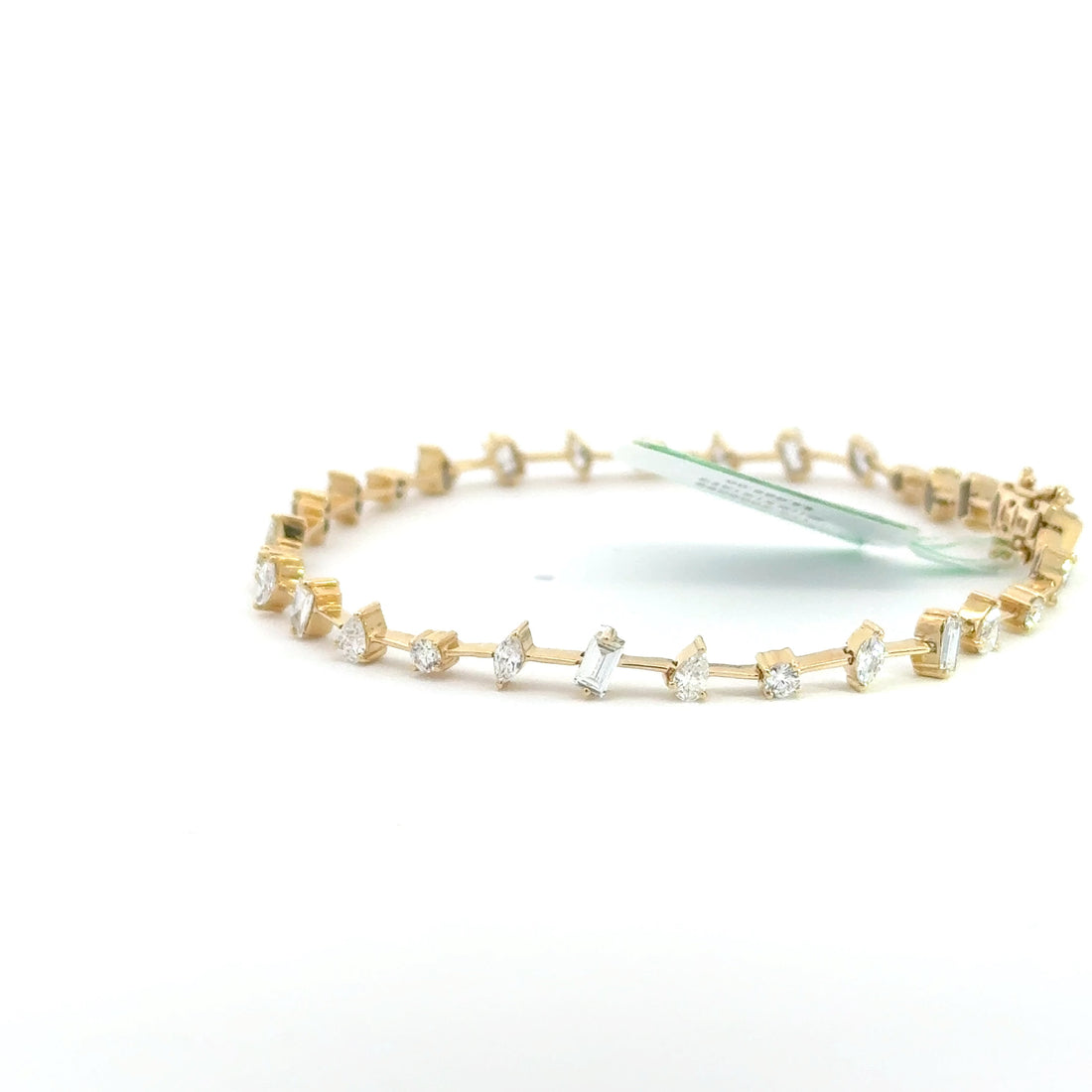 1.85 CTW Mixed-Shape Lab-Grown Diamond Station Bracelet