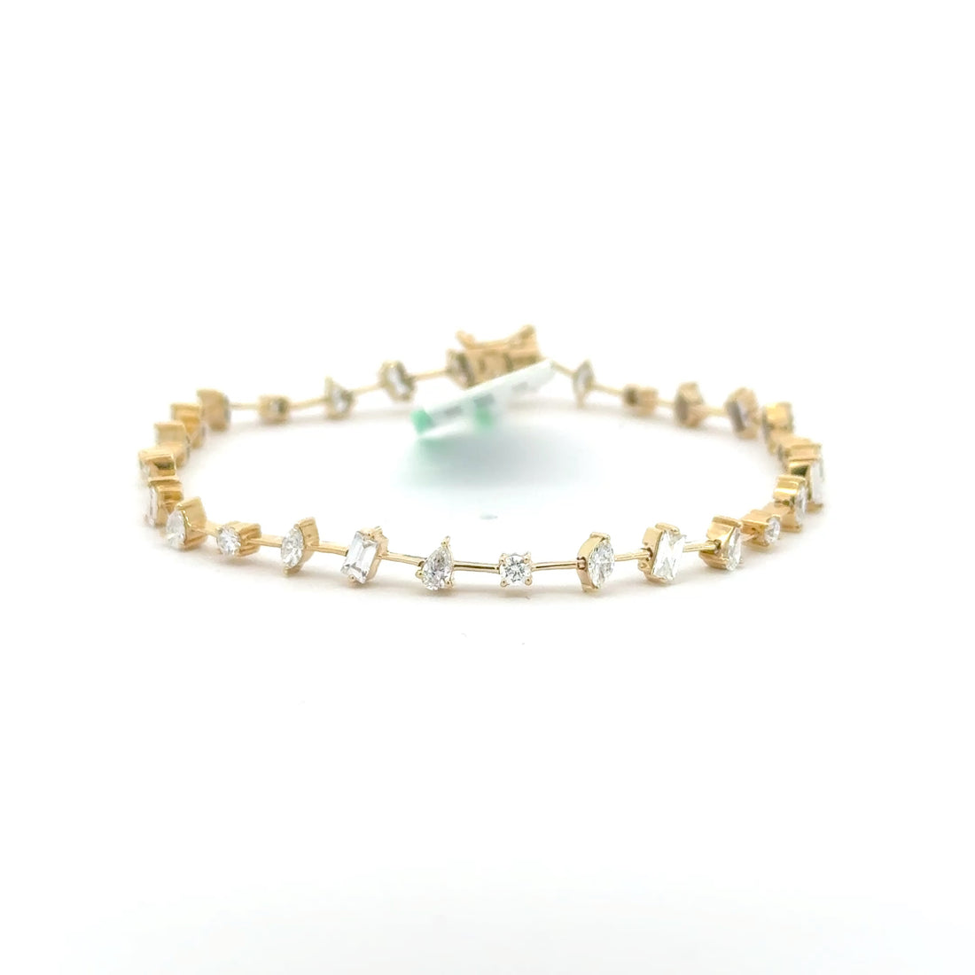 1.85 CTW Mixed-Shape Lab-Grown Diamond Station Bracelet