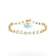 1.85 CTW Mixed-Shape Lab-Grown Diamond Station Bracelet view 2