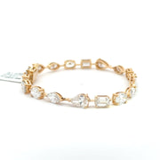 13.55 CTW Mixed-Shape Lab-Grown Diamond Tennis Bracelet view 5