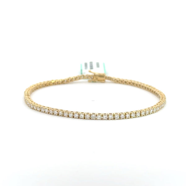 2.40 CTW Lab-Grown Diamond Tennis Bracelet