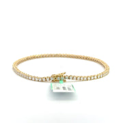 2.40 CTW Lab-Grown Diamond Tennis Bracelet view 4
