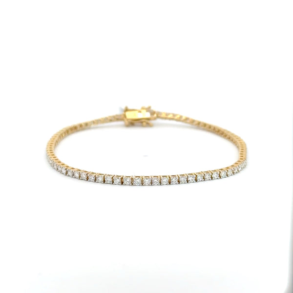 2.00 CTW Lab-Grown Diamond Tennis Bracelet